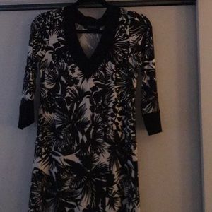 Black and white Karen Kane dress